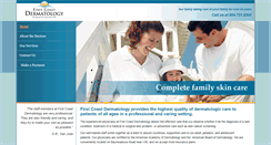 Desktop Screenshot of firstcoastdermatology.com